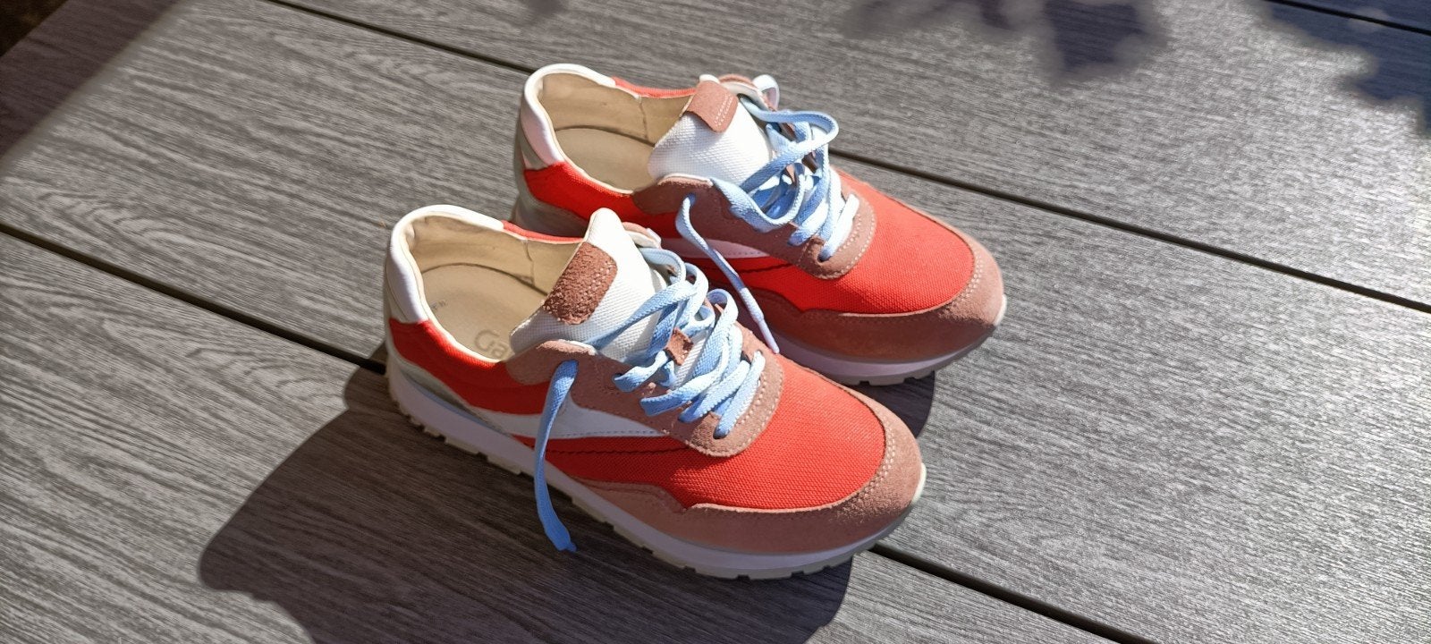 Gabor sneakers maat 5 (38) - Oranje/Roze, Overige kleuren, Gabor, Ophalen of Verzenden, Sneakers of Gympen