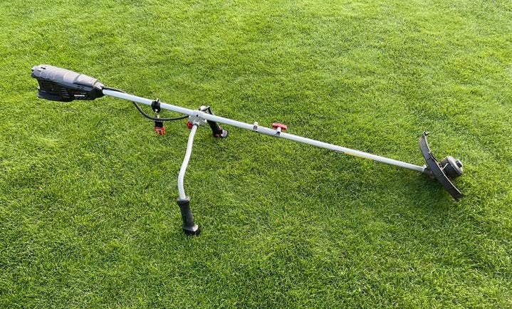 Parkside Accu-bosmaaier & Grastrimmer (excl.accu’s), Ophalen, Zo goed als nieuw, 30 tot 50 cm, Accu