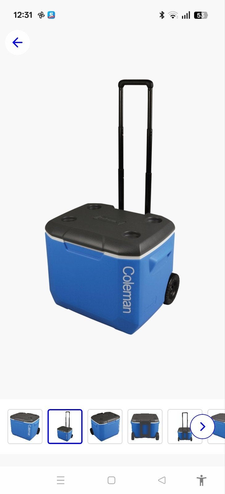 Coleman koelbox nauwelijks gebruikt, Caravans en Kamperen, Ophalen, Zo goed als nieuw, Koelelement
