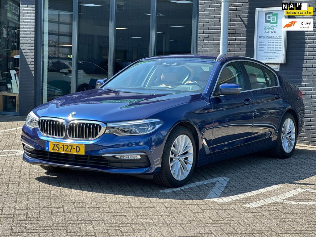 BMW 5-serie 520d High Executive/1STE EIG/NAVI/CAMERA/LEDER/N, Auto's, BMW, Bedrijf, Te koop, 5-Serie, ABS, Adaptive Cruise Control