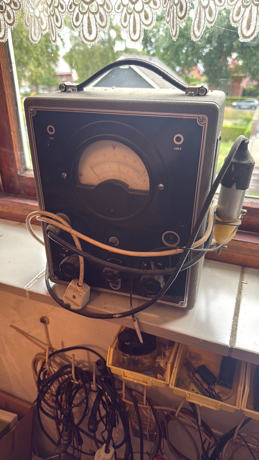Philips GM6004 Diode Voltmeter – Vintage, Antiek en Kunst, Antiek | Tv's en Audio, Ophalen of Verzenden