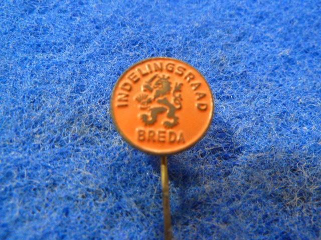 Speldje Indelingsraad Breda, Verzamelen, Speldjes, Pins en Buttons, Ophalen of Verzenden, Zo goed als nieuw, Overige onderwerpen