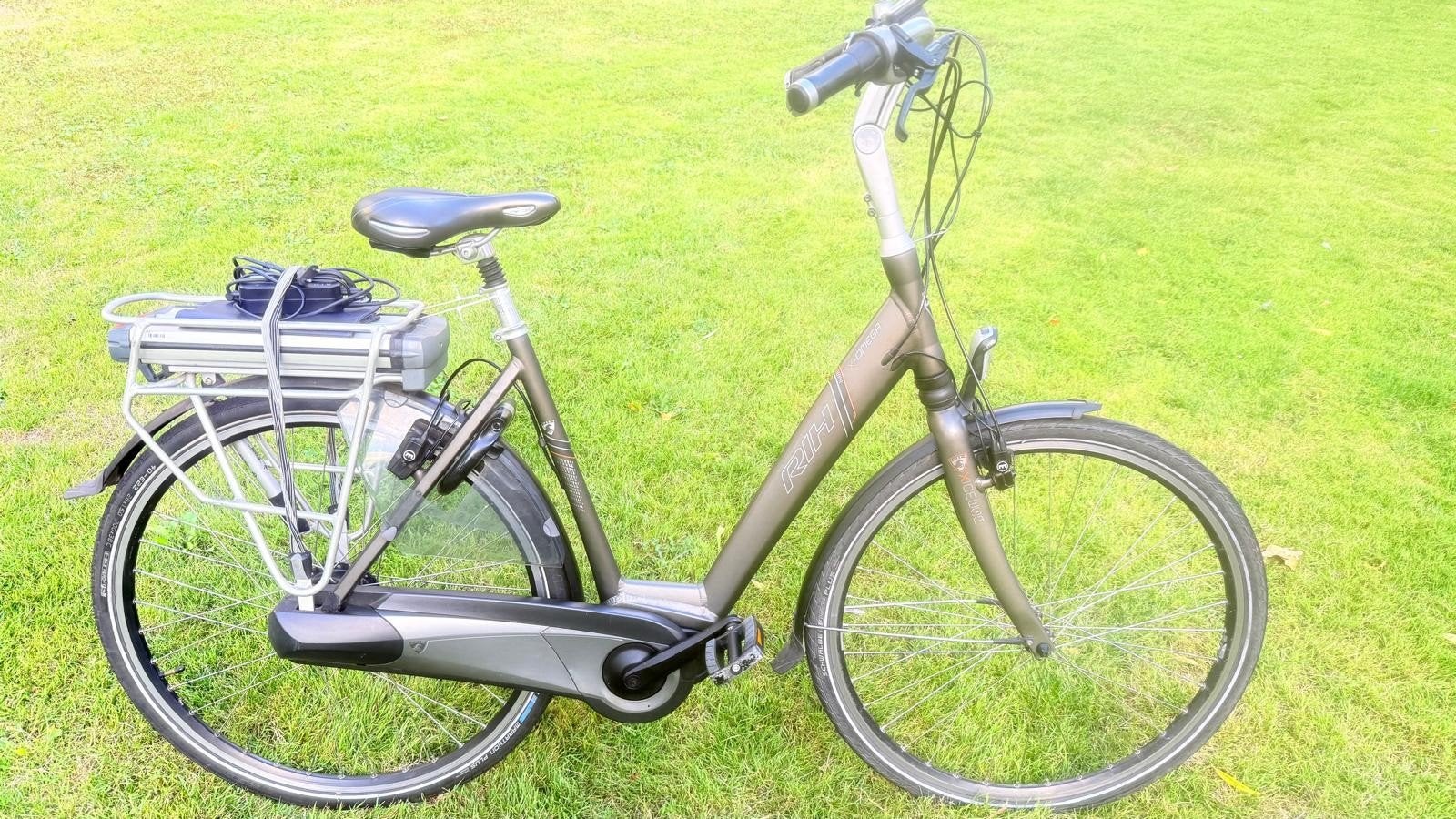 Goede luxe unisex damesfiets E-bike RIH X-OMEGA 54cm, Fietsen en Brommers, Fietsen | Dames | Damesfietsen, Velgrem, Versnellingen