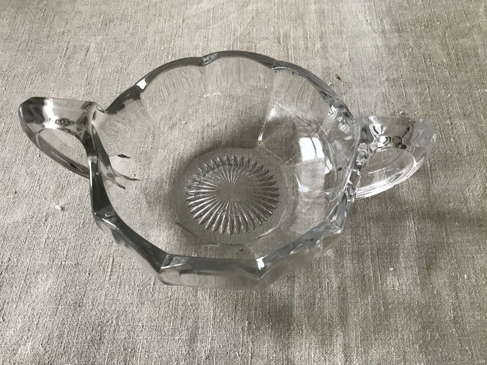 Bonbon schaaltje  Chipedale glas, Antiek en Kunst, Ophalen of Verzenden