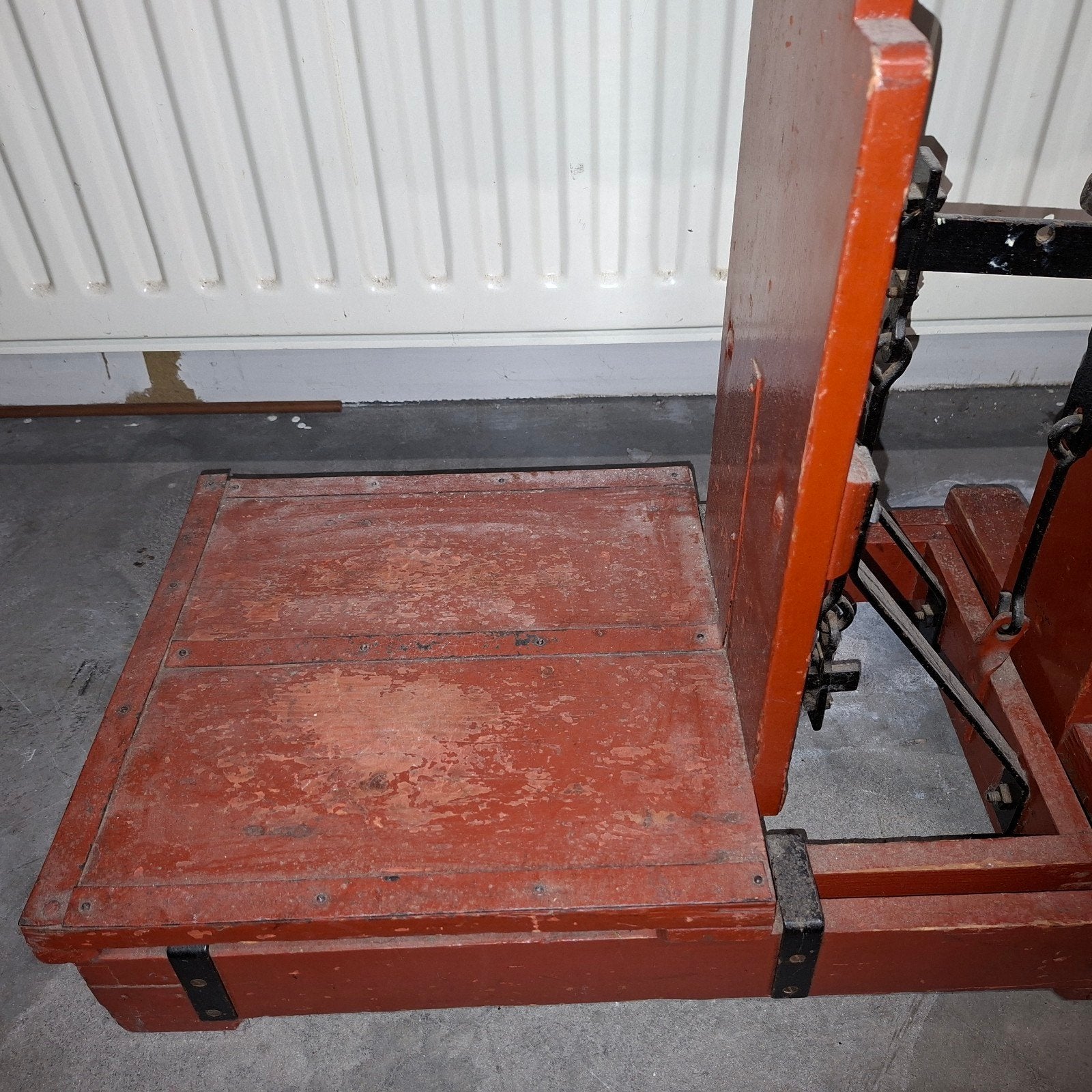 Antieke bascule weegschaal uit Schalkwijk, Ophalen of Verzenden