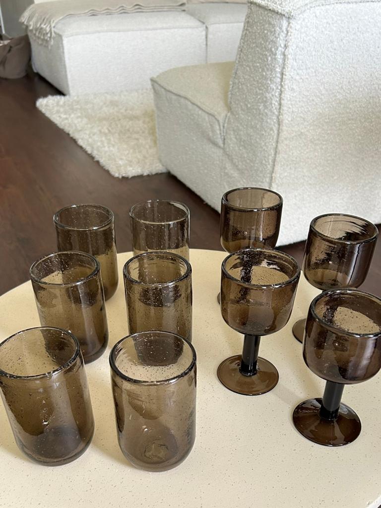 Glazen H&M Home, Huis en Inrichting, Keuken | Servies, Ophalen, Glas of Glazen, Gebruikt, Glas