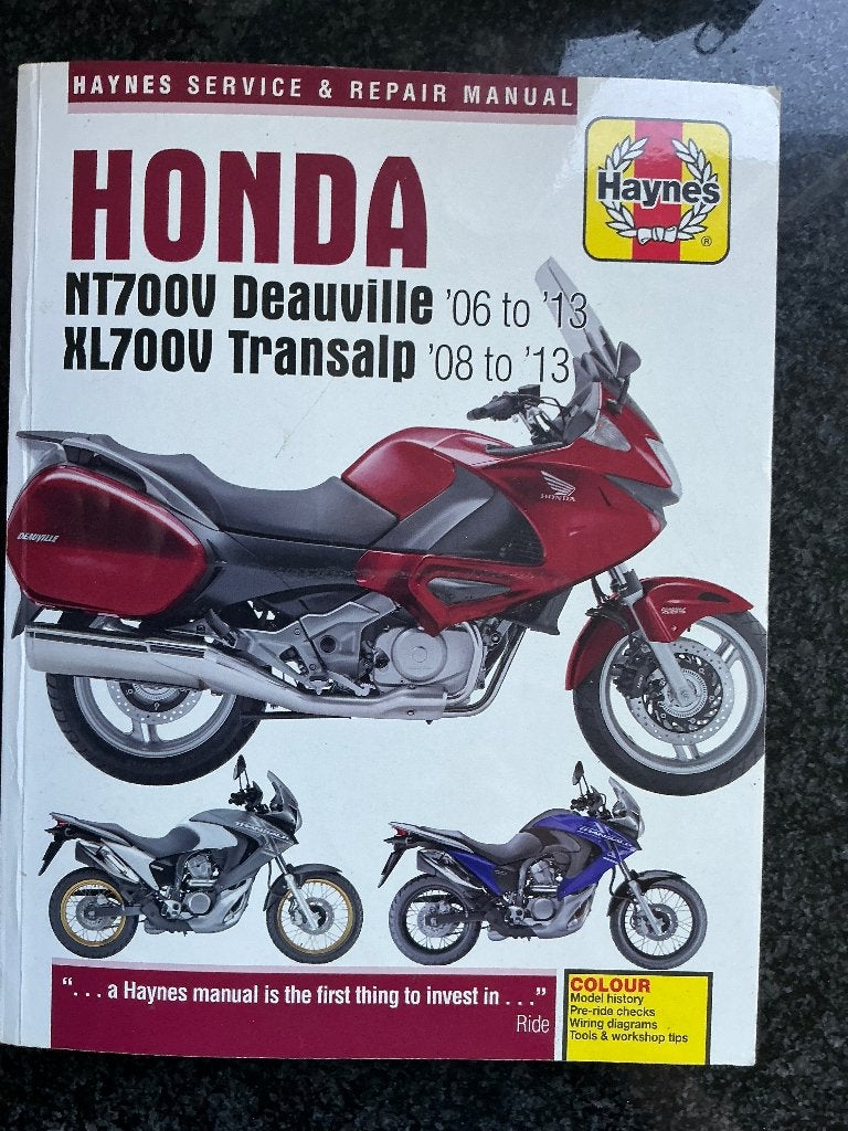 Haynes manual Honda NT700V XL700V, Ophalen of Verzenden, Zo goed als nieuw, Haynes