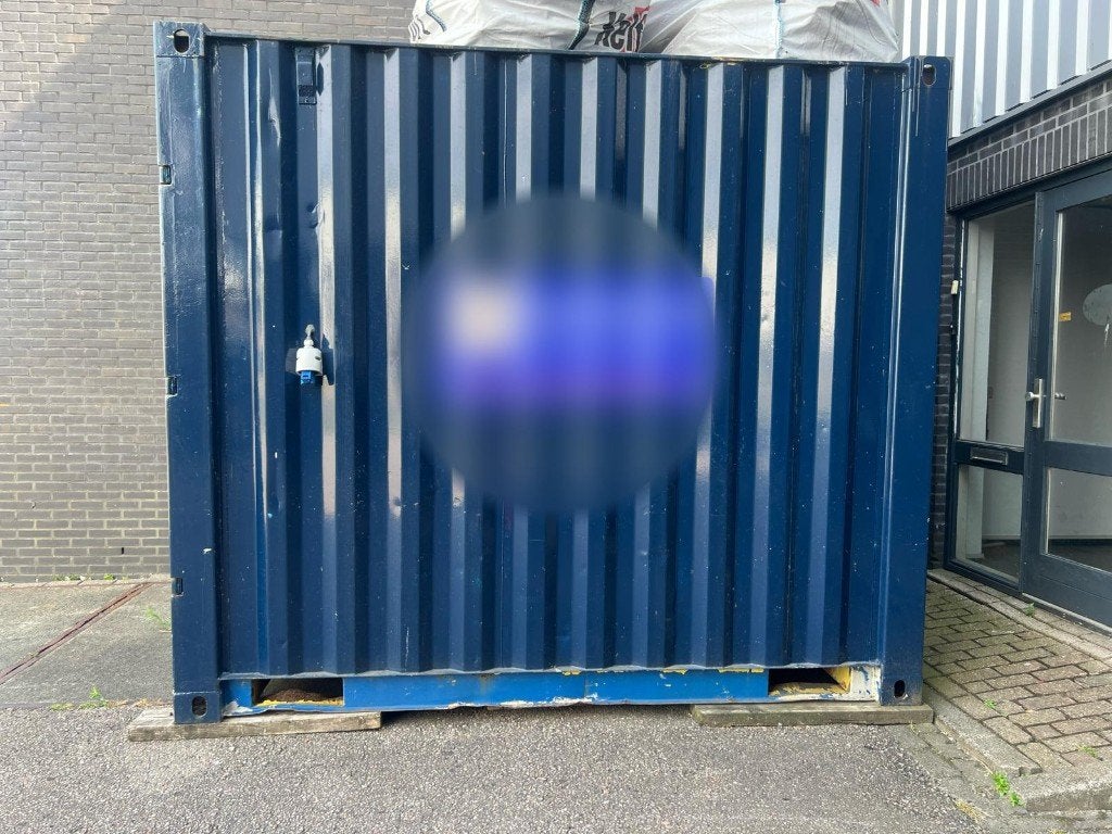 10ft container, Ophalen, Gebruikt