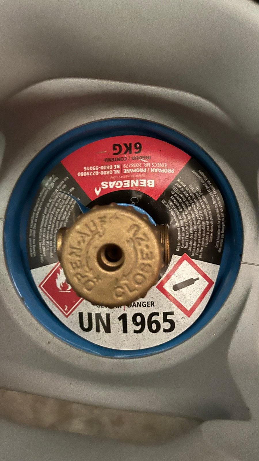 Primagaz EasyBlue PLUS 6 kg gasfles, Ophalen, Gebruikt