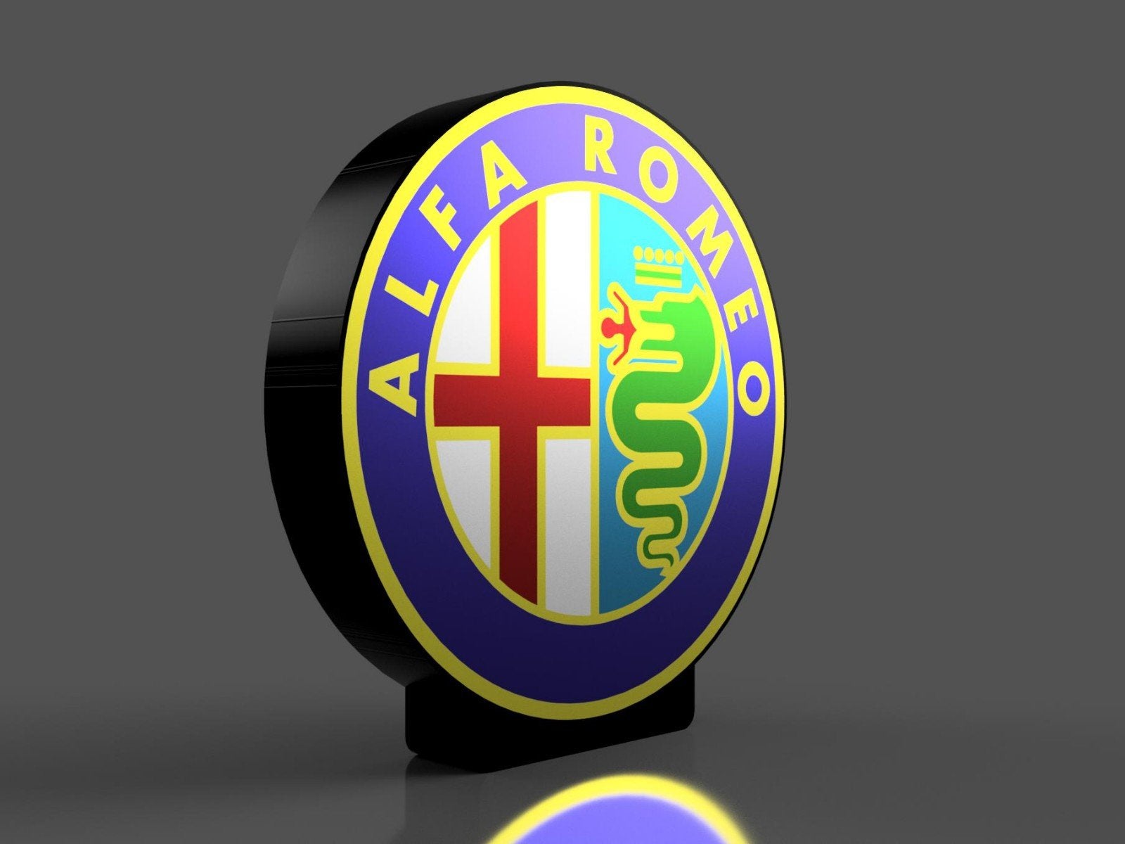 Alfa Romeo LED Lichtbak - Perfect voor Mancave/Garage, Verzamelen, Automerken, Motoren en Formule 1, Ophalen of Verzenden, Nieuw