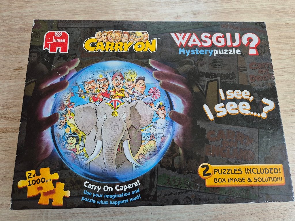 Wasgij puzzels, Ophalen of Verzenden, 500 t/m 1500 stukjes, Gebruikt, Legpuzzel