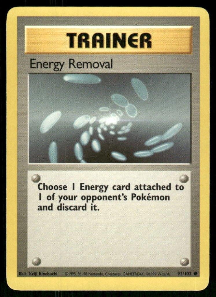 Energy Removal 92/102 - Base, Verzenden, Gebruikt