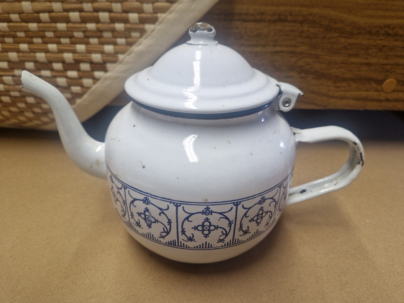 blau saks jager Koffiepot, Antiek en Kunst, Ophalen of Verzenden
