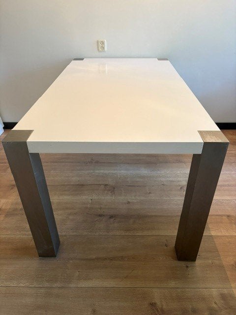 Eettafel, Huis en Inrichting, Ophalen, Gebruikt, 50 tot 100 cm, 150 tot 200 cm