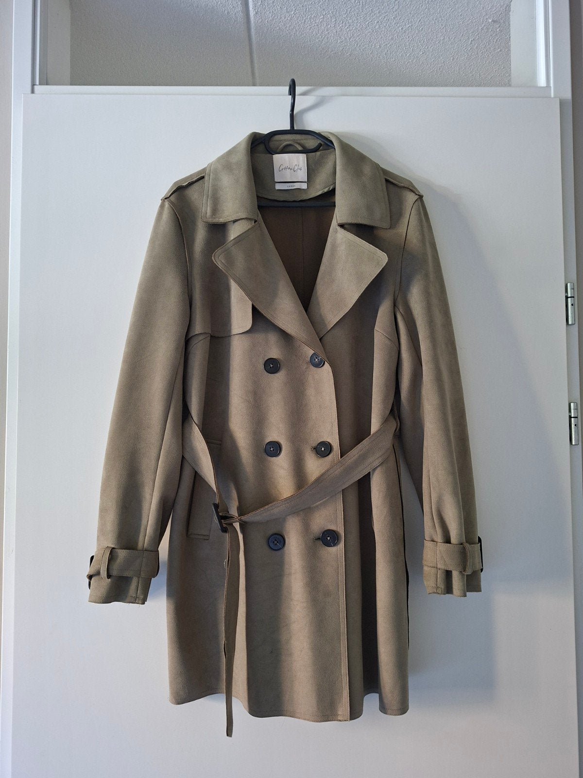 Groene tussenjas maat L, Cotton Club, Ophalen, Maat 42/44 (L), Groen