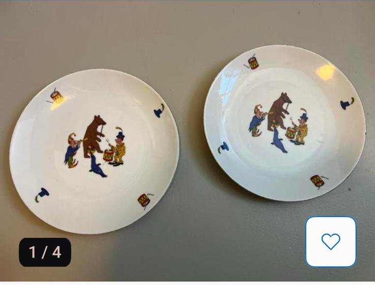 2 kinderbordjes, Ophalen of Verzenden, Zo goed als nieuw, Overige stijlen