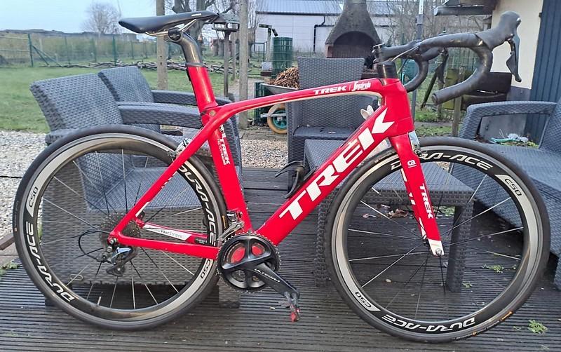 TREK MADONE SL6 Segafredo, m/z wielen, topracer, 56., Fietsen en Brommers, 53 tot 57 cm, Ophalen, Meer dan 20 versnellingen, Overige merken
