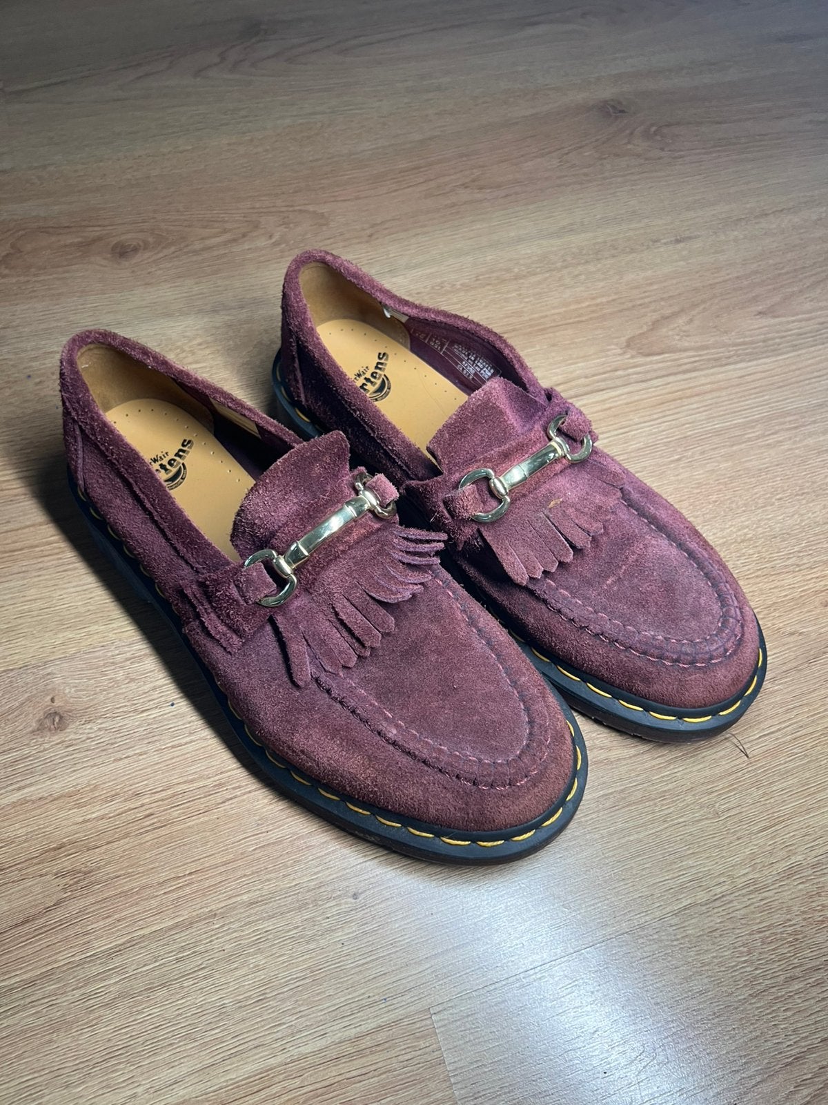 Dr. Martens Adrian Tassel Loafers Burgundy – Maat 42, Kleding | Heren, Loafers, Overige kleuren, Ophalen of Verzenden, Zo goed als nieuw