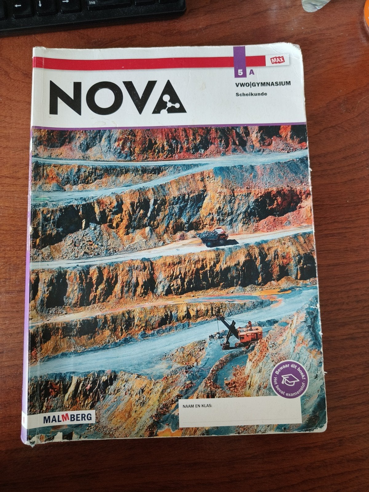 NOVA Scheikunde 5 VWO/Gymnasium - Onbeschreven, Gelezen, VWO, Scheikunde, Malmberg