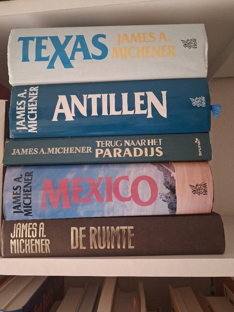 James A. Michener Boeken, Boeken, Ophalen, Zo goed als nieuw, James A. Michener