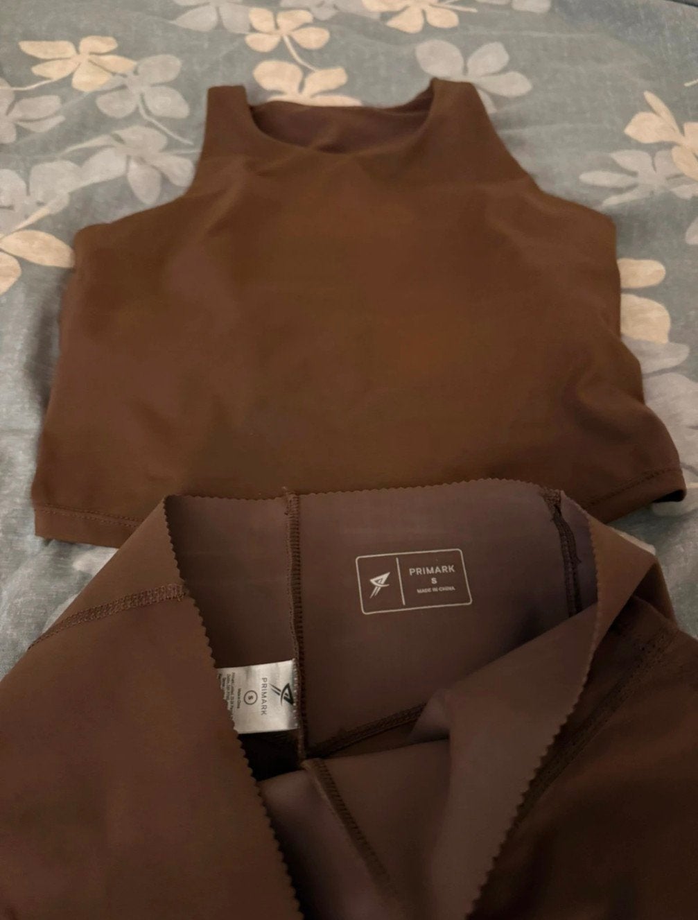 Primark sportset bruin maat S, Bruin, Primark, Ophalen of Verzenden, Maat 36 (S)