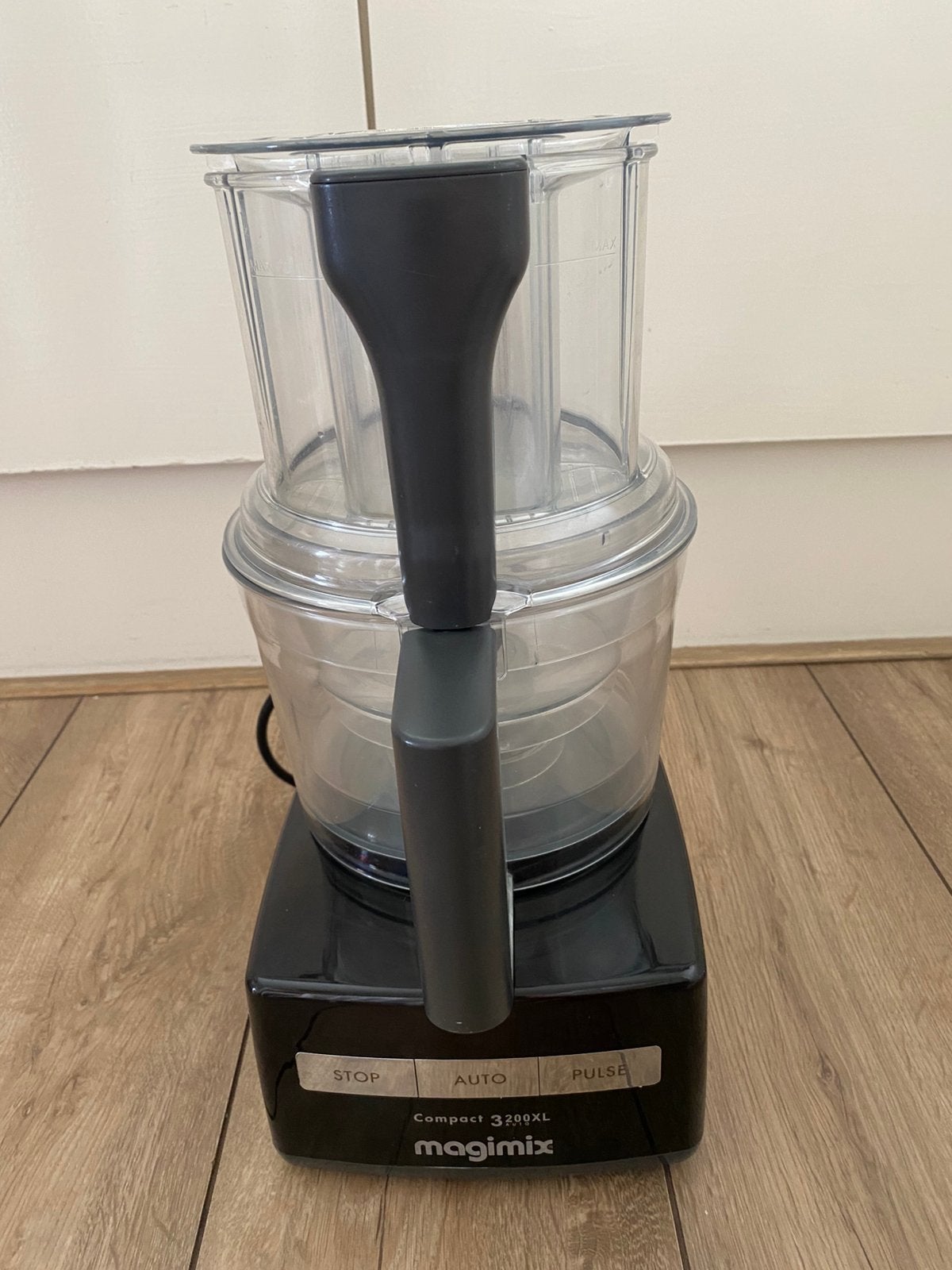 Magimix Compact 3200XL Keukenmachine - Zwart, 3 snelheden of meer, Ophalen of Verzenden, Zo goed als nieuw, 2 tot 3 liter