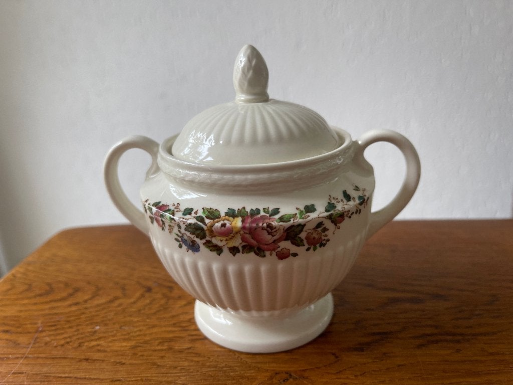 Wedgwood  "Conway" 'Suikerpot' met of zonder Deksel  Nieuw, Nieuw, Ophalen of Verzenden, Glas, Bord(en)