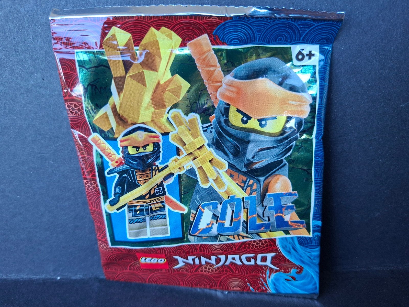Ninjago NIEUW Cole with Crystal Hammer Foilpack minifig, Lego, Nieuw, Ophalen of Verzenden, Minifiguur