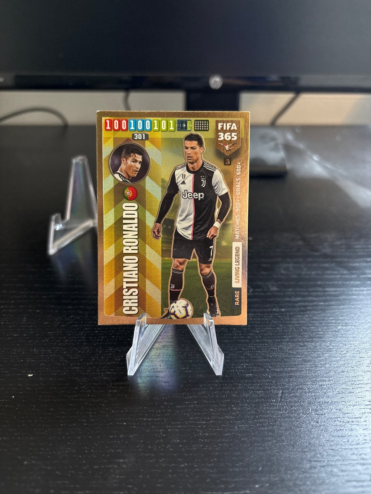 Cristiano Ronaldo FIFA 365 Adrenalyn XL living legend Kaart, Ophalen of Verzenden, Zo goed als nieuw, Buitenlandse clubs, Spelerskaart