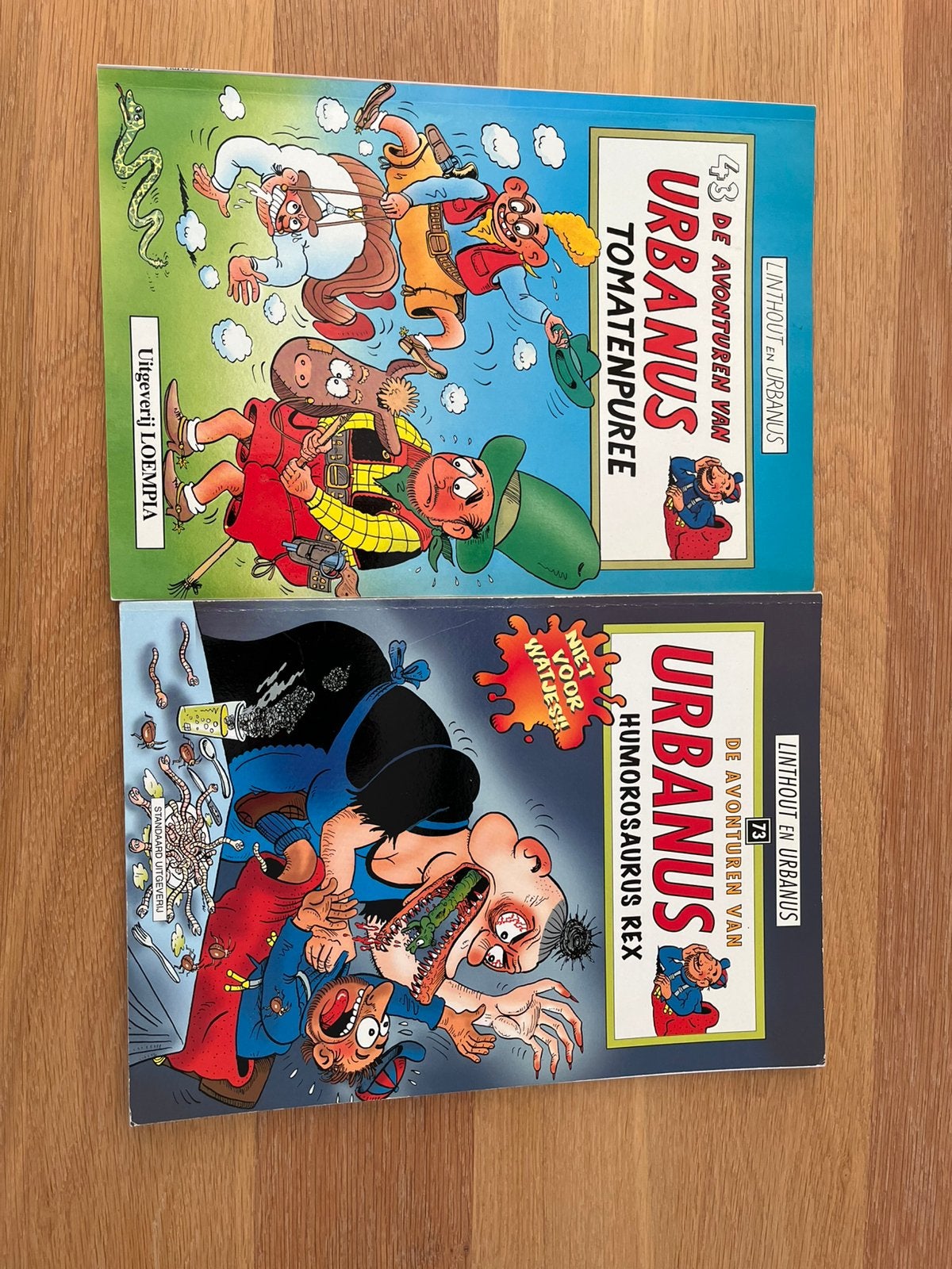 2 strips van Urbanus, Meerdere stripboeken, Ophalen of Verzenden, Gelezen