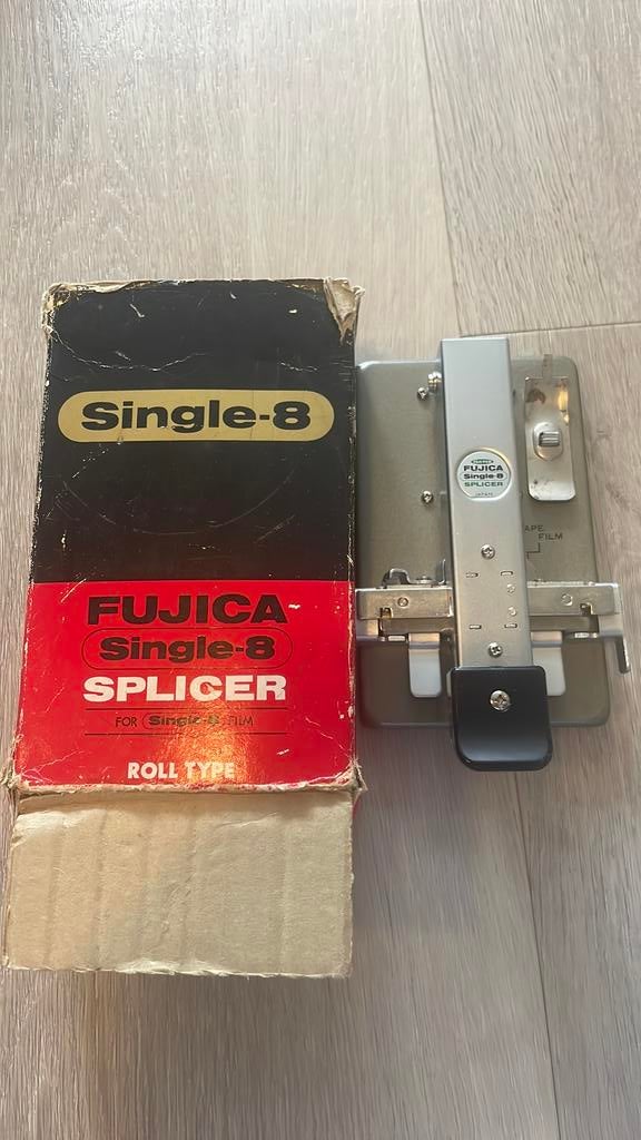 Fujica Splicer, Single 8, Ophalen, 8mm film