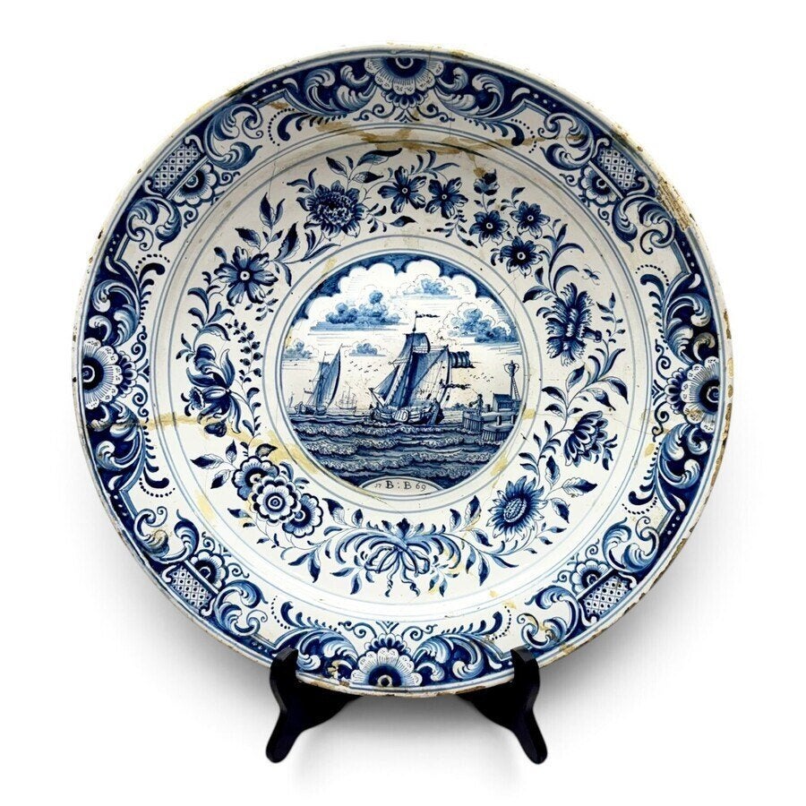 Pals Karsten Aardewerken Kardinaalschotel, Harlingen 1769, Ophalen of Verzenden