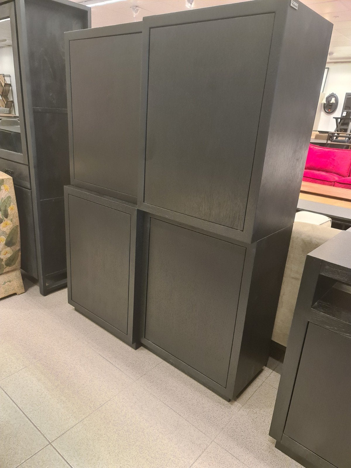 nieuwe Richmond Tetrad opbergkast 160x120x40cm eiken fineer, Ophalen, Hout, Zwart, .