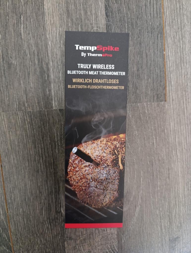 Nieuwe Draadloze Bluetooth Vlees BBQ Thermometer, Ophalen of Verzenden, Nieuw, TempSpike by ThermoPro