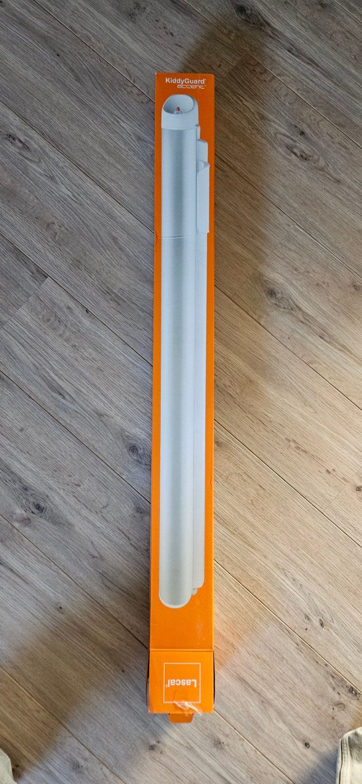KiddyGuard Accent Oprolbaar Traphekje - Veilig en Compact, Gebruikt, Aluminium, Oprolhekje, Ophalen of Verzenden