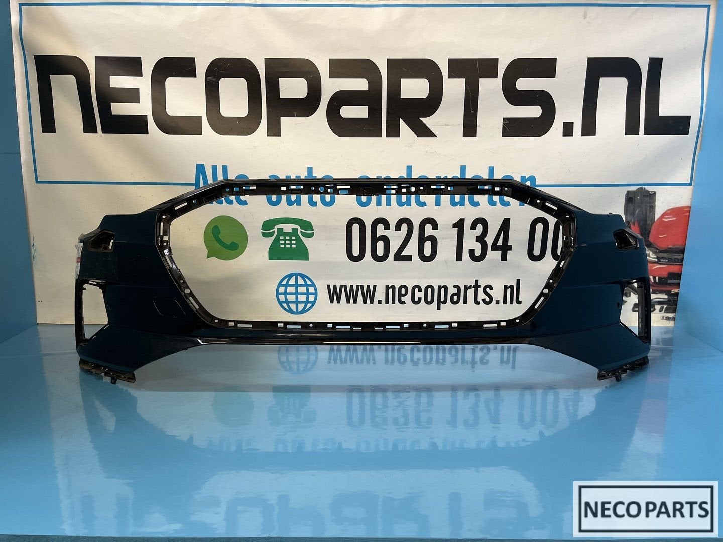 AUDI E-TRON 4K VOORBUMPER BUMPER ORIGINEEL, Gebruikt, -, -, Spatbord