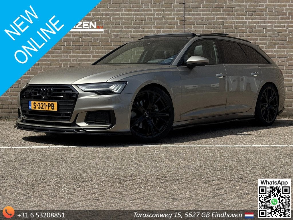 Audi A6 Avant 50 TDI quattro Sport Pro Line S | Leder | Pano, Auto's, Audi, Automaat, Gebruikt, Automatische klimaatregeling, Leder en Stof