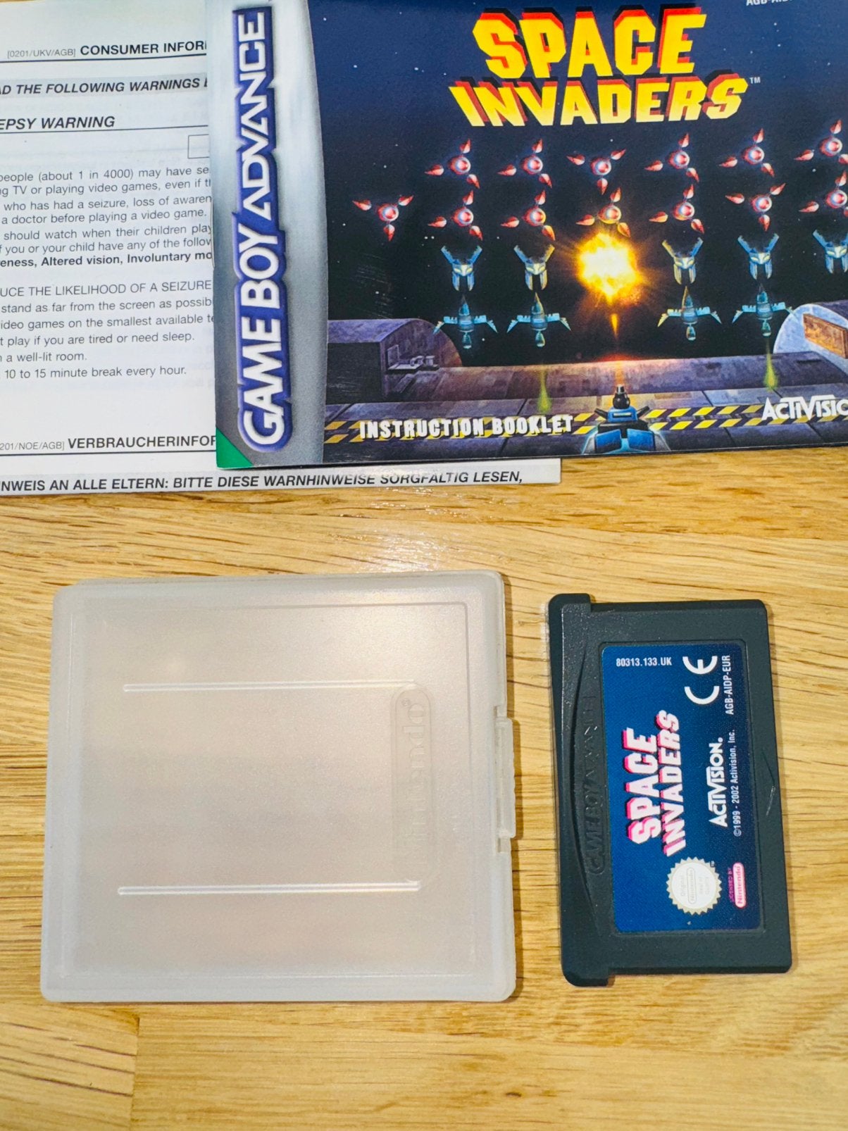 Space Invaders Game Boy Advance, Spelcomputers en Games, Ophalen of Verzenden, A, A, A