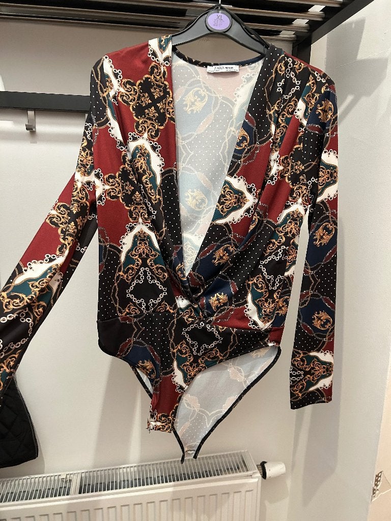 Kansis (V-hals) blouse met clipjes, Kleding | Dames, Blouses en Tunieken, Ophalen of Verzenden, Nieuw, Maat 38/40 (M)