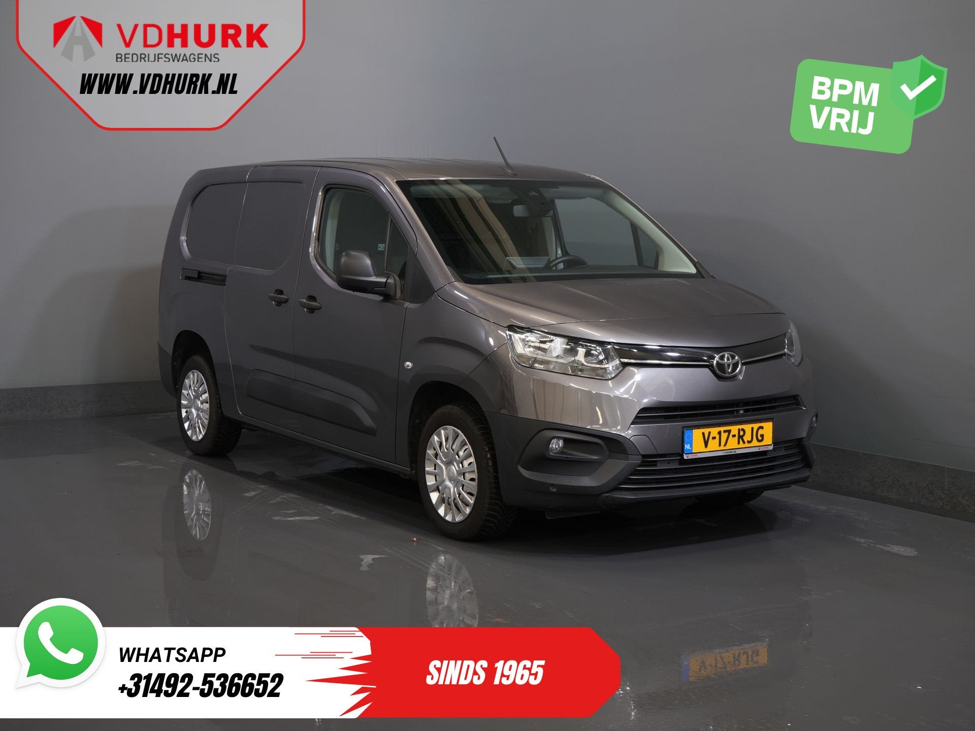 Toyota PROACE CITY 1.5 130 pk L2 Carplay/ 3Pers/ Cruise/ Air, Voorwielaandrijving, Gebruikt, Origineel Nederlands, Bedrijf