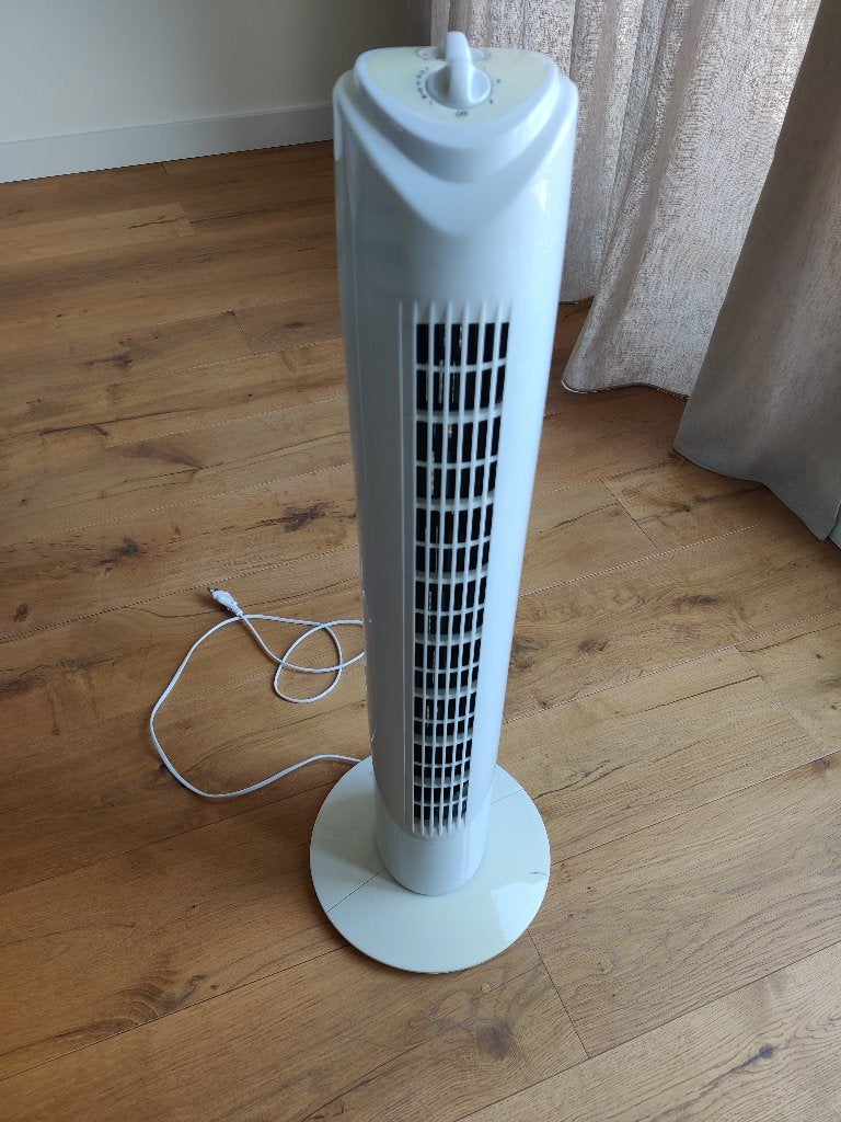 Ventilator, Witgoed en Apparatuur, Ventilatoren, Ophalen, Gebruikt, Torenventilator