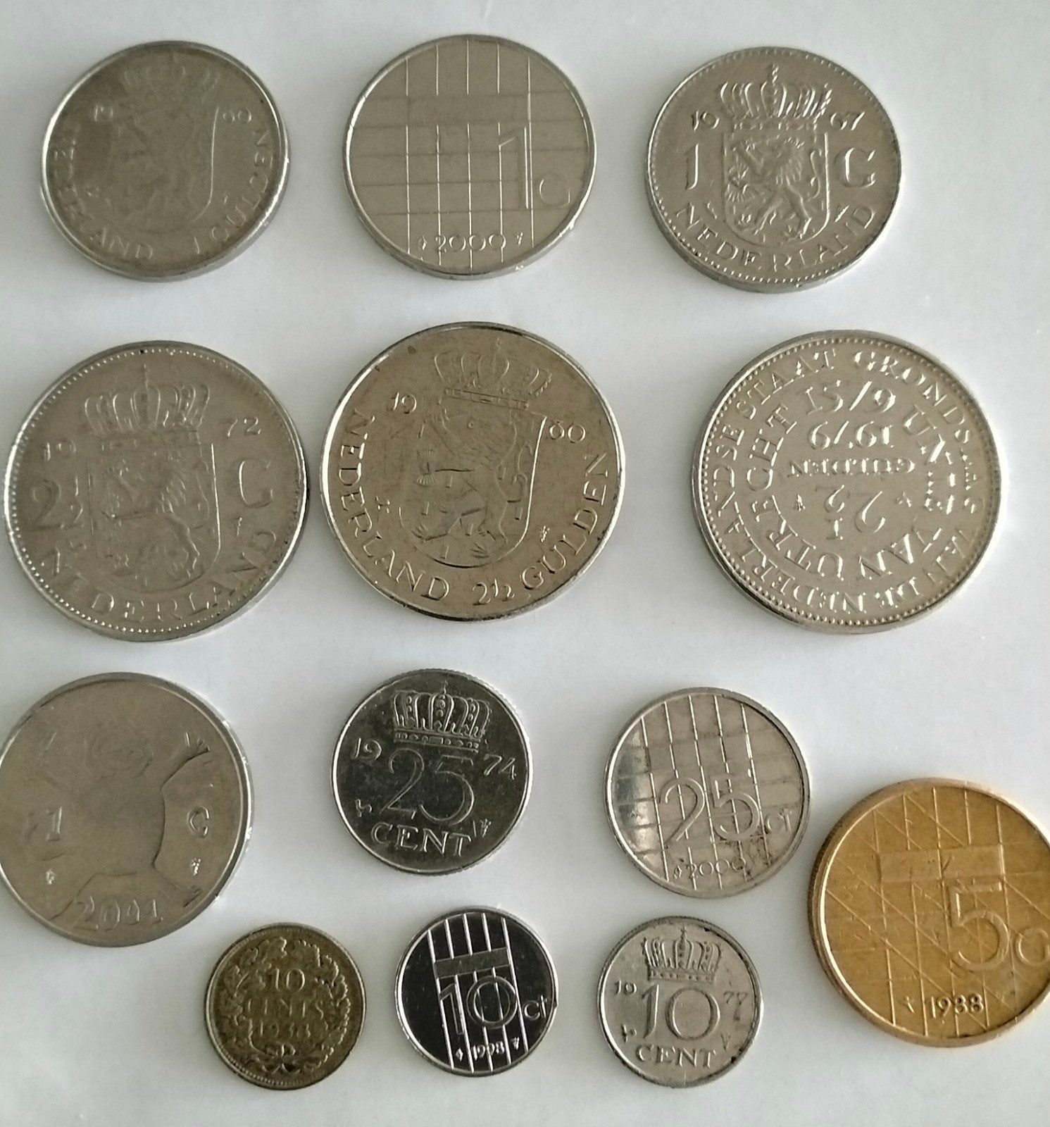 Oude Nederlandse munten te koop., Verzenden, Overige landen, 2 euro