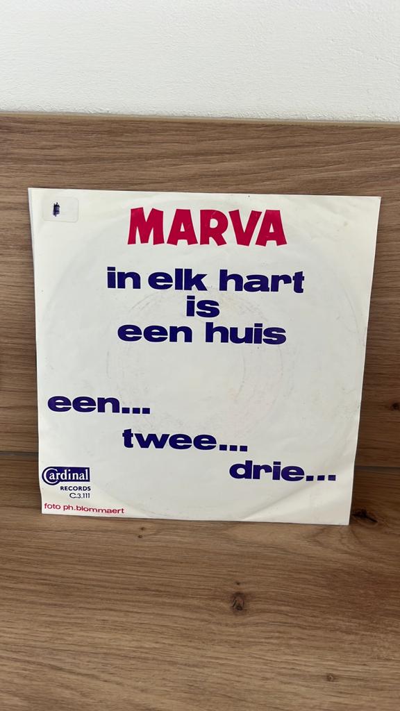 Marva - in elk hart is een huis, Ophalen of Verzenden, Zo goed als nieuw, Overige formaten, Levenslied of Smartlap