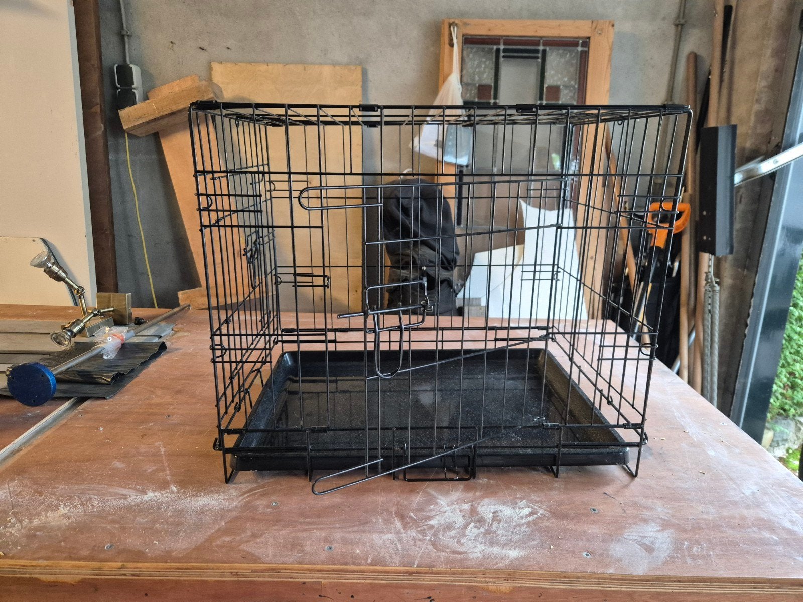 Honden bench puppy opklapbaar, Dieren en Toebehoren, Ophalen, Gebruikt, Minder dan 65 cm, Minder dan 75 cm