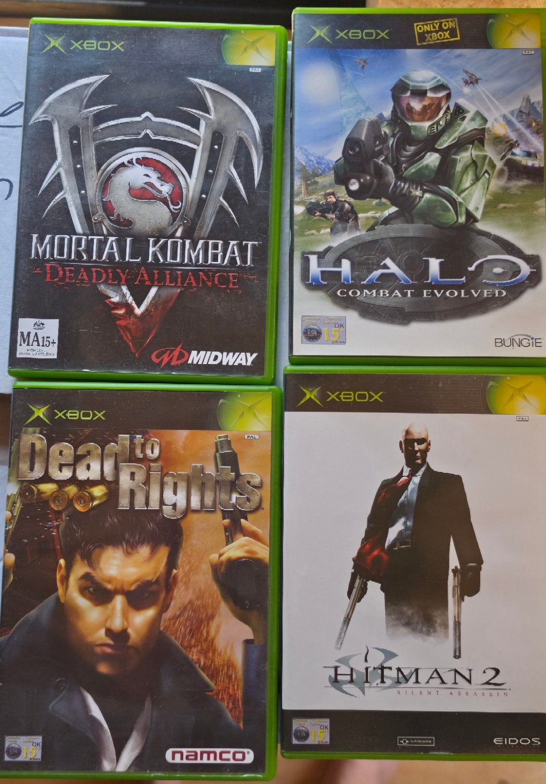 Xbox Klassiekers: Mortal Kombat, Halo Dead to Rights, Hitman, Spelcomputers en Games, Games | Xbox Original, Gebruikt, Vechten