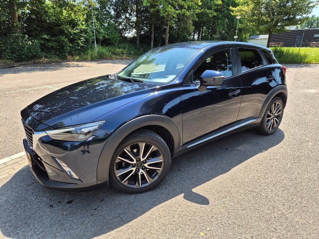 Mazda CX-3 2.0 Skyactiv-g 88KW 2015 Blauw, Auto's, Voorwielaandrijving, 1998 cc, Zwart, 4 cilinders