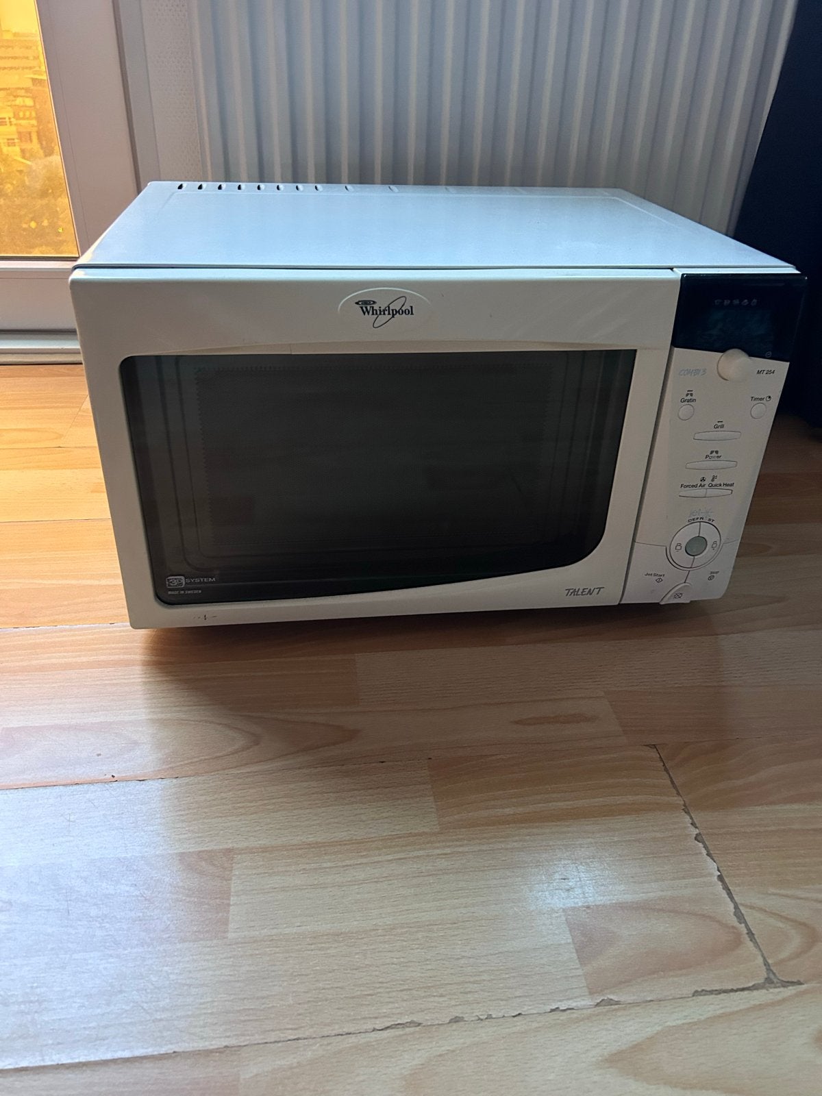 Whirlpool Combimagnetron MT 254/WH - Wit, Ophalen, Combimagnetron, Gebruikt, Grill