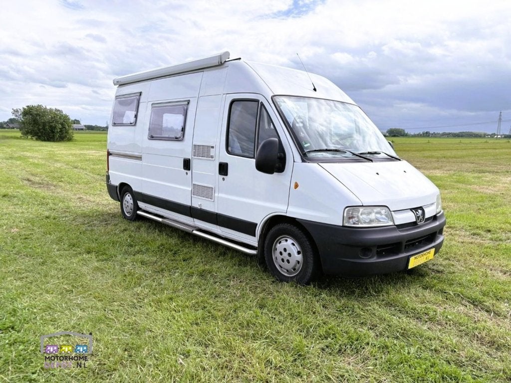 Pössl | Peugeot Boxer | 2003 | Dwarsbed | Luifel |, Caravans en Kamperen, Campers, Niet ingevuld, Buscamper of Camperbus, Ringverwarming