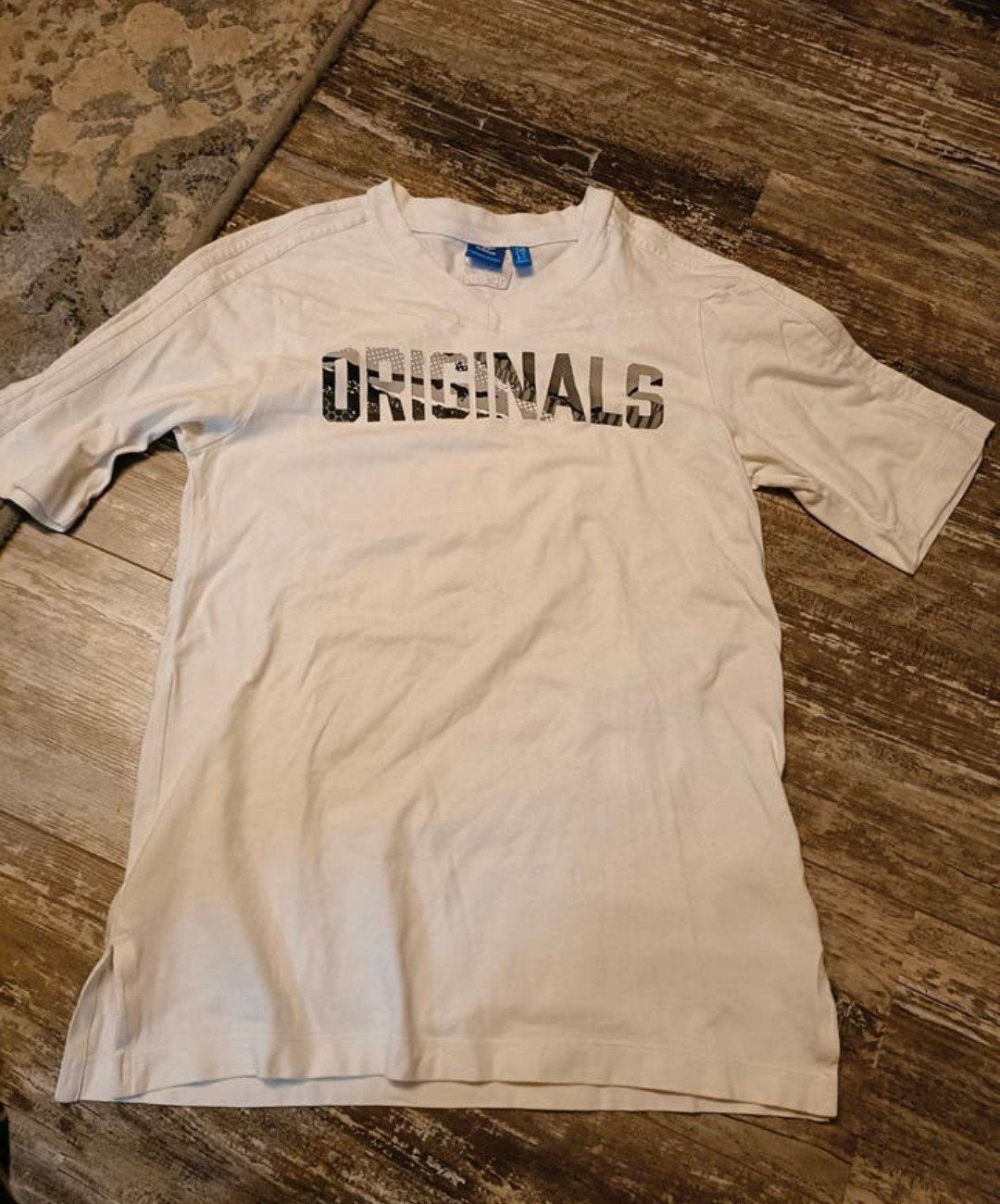 Adidas Originals T-shirt Wit, Ophalen of Verzenden, Zo goed als nieuw, Maat 46 (S) of kleiner, Wit