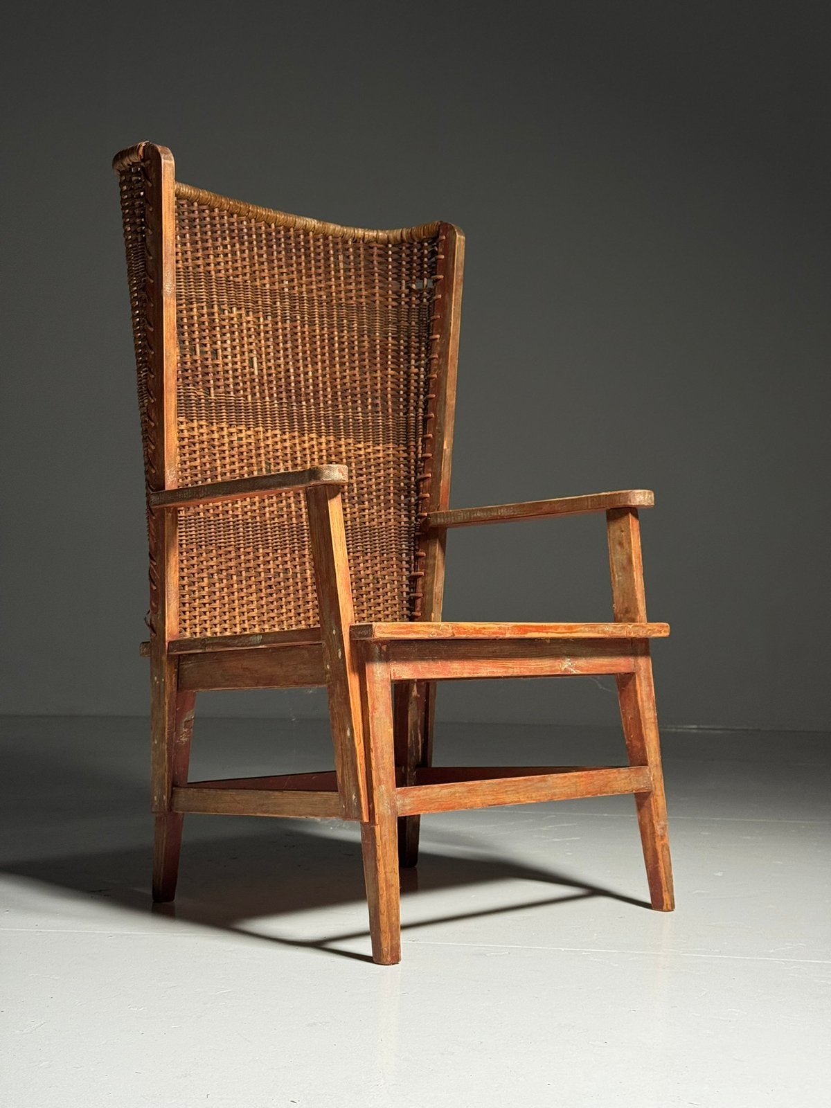 Engelse gewoven stoel ca. 1900